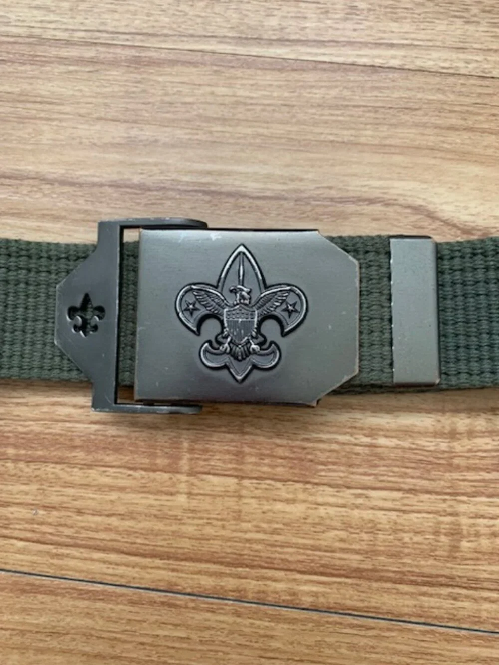 Boy Scouts of America belt with buckle